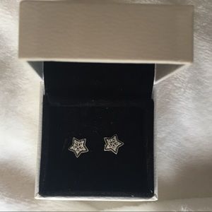 Pandora Sparking Star Stud Earrings